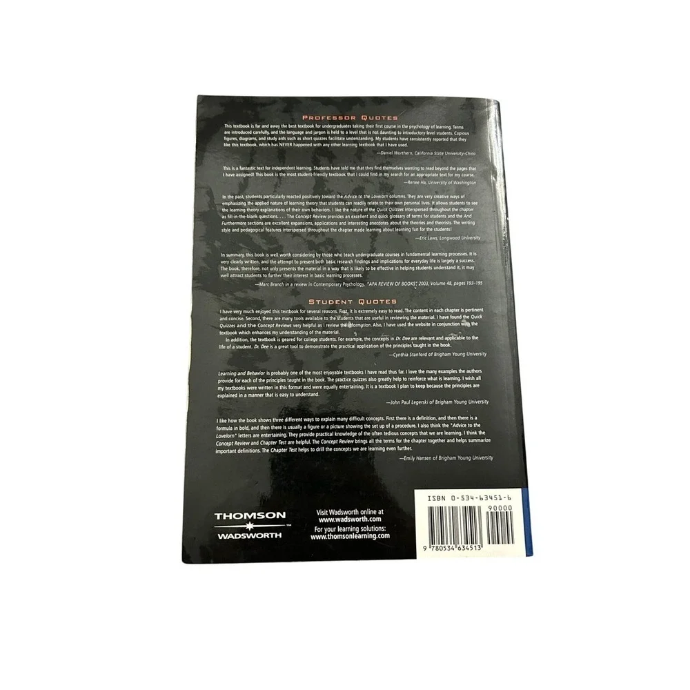 Introduction to Learning and Behavior 2nd Edition Powell Symbaluk Macdonald Book